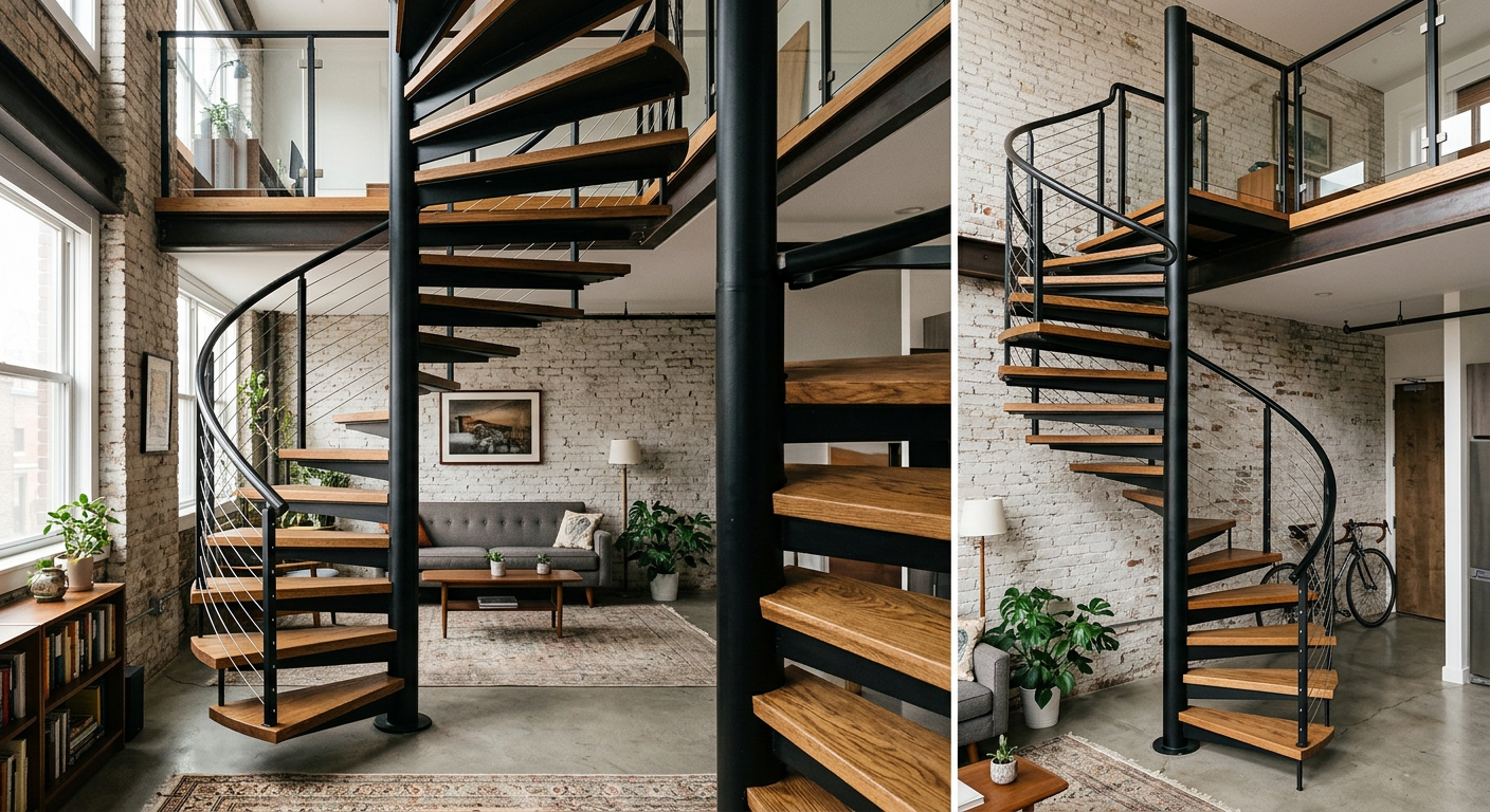 escalier suspendu blagnac